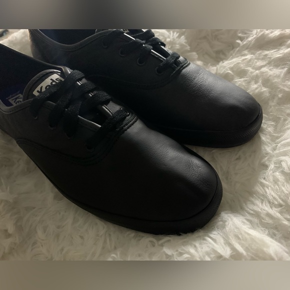 Keds Women's Champion Leather Lace Up Sneaker - Picture 4 of 9